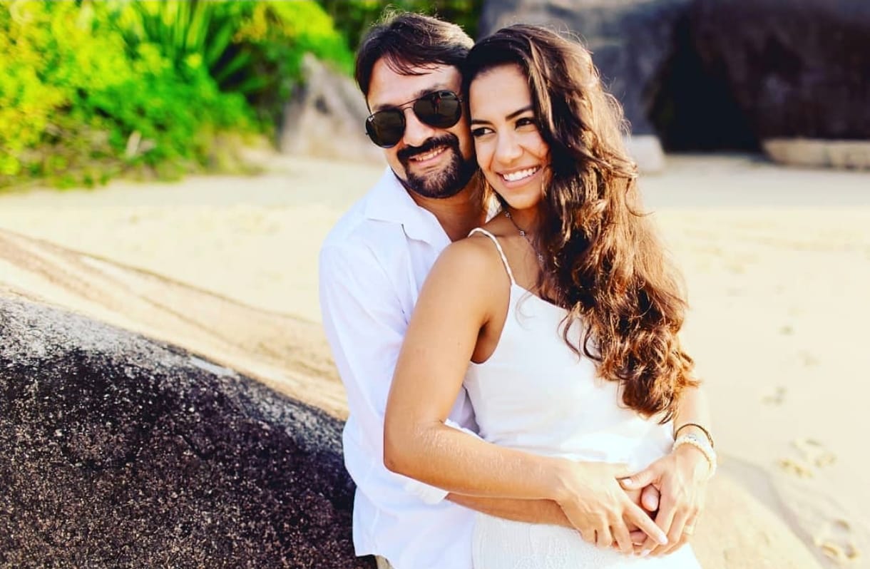Jonas e Naná — gestores da Pousada Filhos da Terra